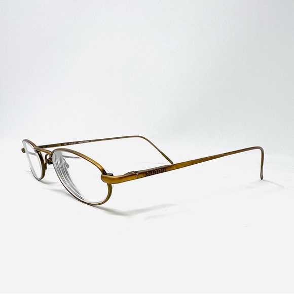 Gucci Eyeglasses Italy Frame GG1605-8GK  Metal 48-21-140 Missing Nose Pads - Picture 4 of 12